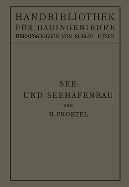 Kartonierter Einband See- und Seehafenbau von Hermann Proetel