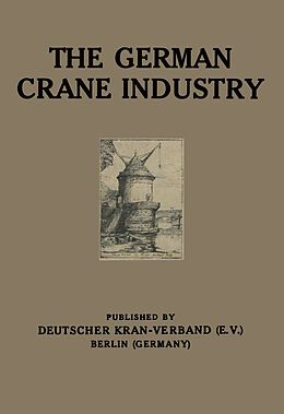 Couverture cartonnée The German Crane Industry de A. Meves
