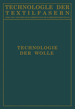 Kartonierter Einband Technologie der Wolle von H. Glafey, D. Krüger, G. Ulrich