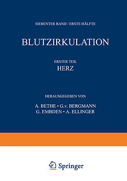 Kartonierter Einband Handbuch der normalen und pathologischen Physiologie von A. Bethe, G. v. Bergmann, G. Embden