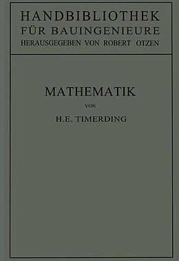 E-Book (pdf) Mathematik von H. E. Timerding
