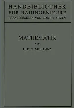 E-Book (pdf) Mathematik von H. E. Timerding