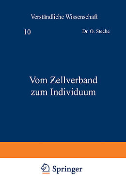 E-Book (pdf) Vom ellverband zum Individuum von O. Steche