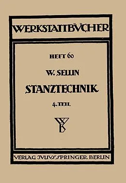 E-Book (pdf) Stanztechnik von Walter Sellin