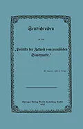 E-Book (pdf) Sendschreiben an den Politiker der Zukunft vom preußischen Standpunkte von K. Rößler