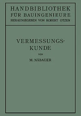 E-Book (pdf) Vermessungskunde von Martin Näbauer