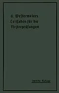 E-Book (pdf) Westermeiers Leitfaden für die Försterprüfungen von H. Müller