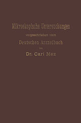 E-Book (pdf) Mikroskopische Untersuchungen von Carl Mez