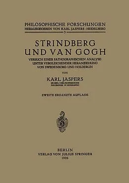 E-Book (pdf) Strindberg und Van Gogh von Karl Jaspers