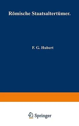 E-Book (pdf) Römische Staatsaltertümer von F.G. Hubert, NA Kopp