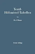E-Book (pdf) Textil-Hilfsmittel-Tabellen von J. Hetzer