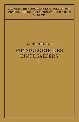 E-Book (pdf) Physiologie des Kindesalters von Egon Helmreich