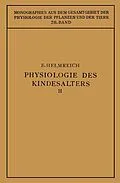 E-Book (pdf) Physiologie des Kindesalters von Egon Helmreich