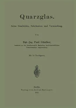 E-Book (pdf) Quarzglas von Paul Günther