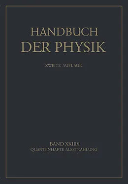 E-Book (pdf) Quantenhafte Ausstrahlung von W. de Groot, R. Ladenburg, W. Noddack