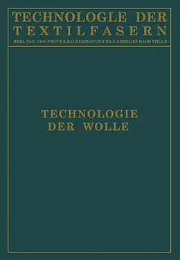 E-Book (pdf) Technologie der Wolle von H. Glafey, D. Krüger, G. Ulrich