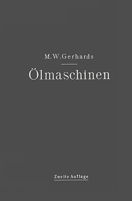 E-Book (pdf) Ölmaschinen von Max Wilhelm Gerhards