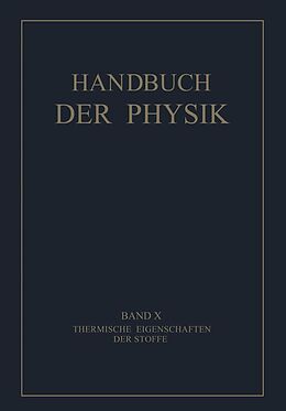 E-Book (pdf) Thermische Eigenschaften der Stoffe von F. Drucker, E. Grüneisen, F. Körber