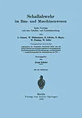 E-Book (pdf) Schallabwehr im Bau- und Maschinenwesen von L. Cremer, W. Dürhammer, E. Lübcke