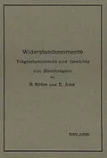 E-Book (pdf) Widerstandsmomente von B. Böhm, E. John