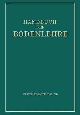 E-Book (pdf) Handbuch der Bodenlehre von E. Blanck