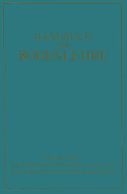 E-Book (pdf) Die Naturwissenschaftlichen Grundlagen der Lehre von der Entstehung des Bodens von E. Blanck
