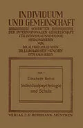 E-Book (pdf) Individualpsychologie und Schule von Elisabeth Bellot