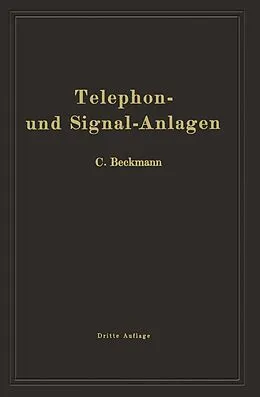 E-Book (pdf) Telephon- und Signal-Anlagen von Carl Beckmann