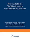 E-Book (pdf) Wissenschaftliche Veröffentlichungen aus dem Siemens-Konzern von Hans Becker, Hans Beyersdorf, Heinrich von Boul