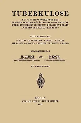 E-Book (pdf) Tuberkulose von G. Ballin, E. Berthold, K. Diehl