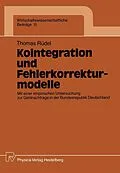E-Book (pdf) Kointegration und Fehlerkorrekturmodelle von Thomas Rüdel