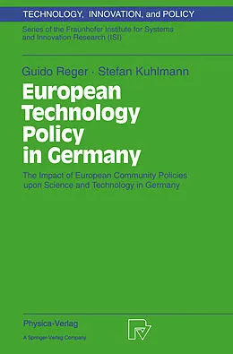 E-Book (pdf) European Technology Policy in Germany von Guido Reger, Stefan Kuhlmann