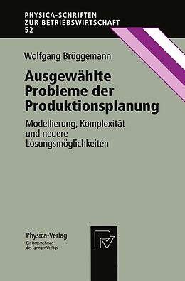 E-Book (pdf) Ausgewählte Probleme der Produktionsplanung von Wolfgang Brüggemann