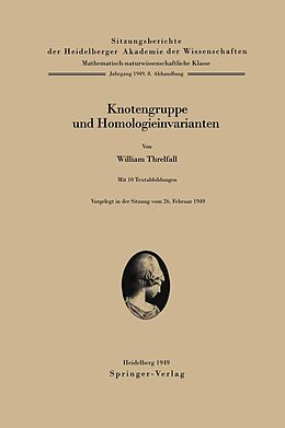 E-Book (pdf) Knotengruppe und Homologieinvarianten von W. Threlfall