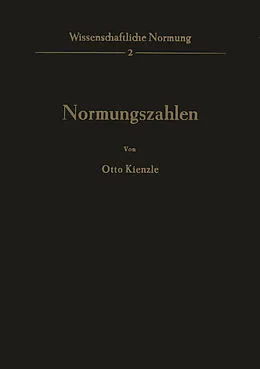 E-Book (pdf) Normungszahlen von O. Kienzle