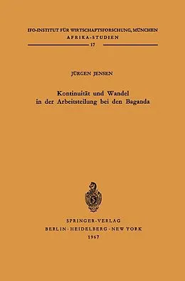 E-Book (pdf) Kontinuität und Wandel in der Arbeitsteilung bei den Baganda von Jürgen Jensen