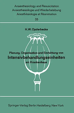 E-Book (pdf) Planung, Organisation und Einrichtung von Intensivbehandlungseinheiten am Krankenhaus von 