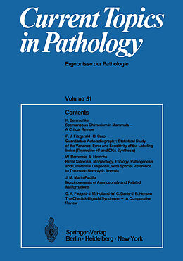 eBook (pdf) Current Topics in Pathology de 