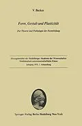 E-Book (pdf) Form, Gestalt und Plastizität von Volker Becker