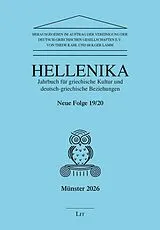Kartonierter Einband Hellenika. Jahrbuch für griechische Kultur und deutsch-griechische Beziehungen von 