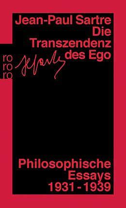 E-Book (epub) Die Transzendenz des Ego von Jean-Paul Sartre