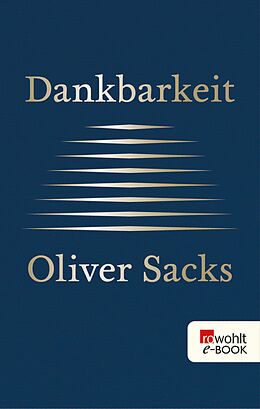 E-Book (epub) Dankbarkeit von Oliver Sacks