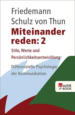 E-Book (epub) Miteinander reden 2 von Friedemann Schulz von Thun