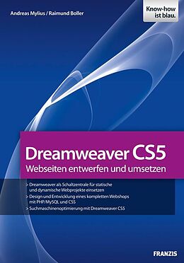E-Book (pdf) Dreamweaver CS5 von Andreas Mylius, Raimund Boller