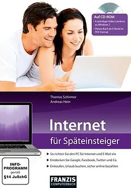 E-Book (pdf) Internet für Späteinsteiger von Thomas Schirmer, Andreas Hein