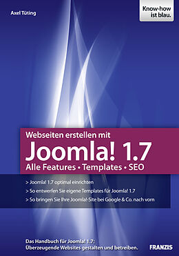 E-Book (pdf) Webseiten erstellen mit Joomla! 1.7 von Axel Tüting