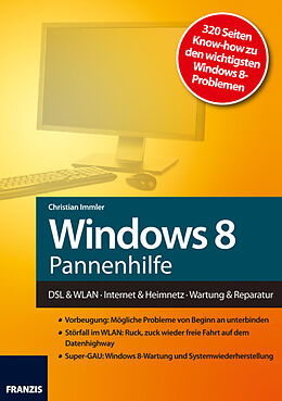 E-Book (pdf) Windows 8 Pannenhilfe von Christian Immler