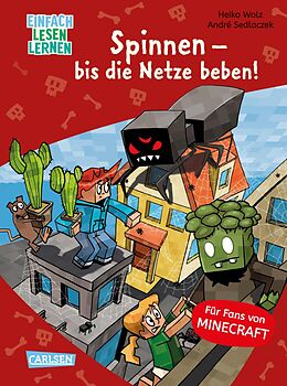 E-Book (epub) Minecraft 8: Spinnen - bis die Netze beben! von Heiko Wolz