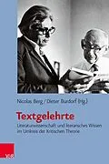 E-Book (pdf) Textgelehrte von Dieter Burdorf, Nicolas Berg
