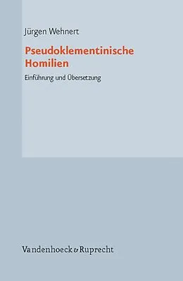 E-Book (pdf) Pseudoklementinische Homilien von Jürgen Wehnert